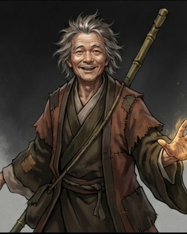 Chân dung Hồng Thất Công